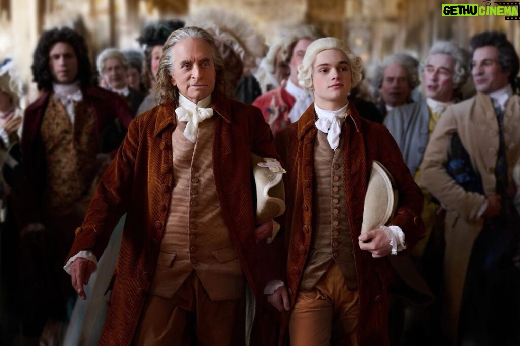 Michael Douglas Instagram - Michael Douglas is Benjamin Franklin. Inspired by true events, Franklin tells the thrilling story of how Benjamin Franklin went on a mission to France to underwrite America’s democracy. The limited series premieres April 12.