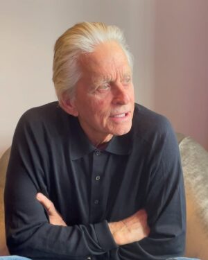 Michael Douglas Instagram - Hello friends! How we doing? Just wanted to wish all of you out there a great Passover, Easter or just a good Sunday! Take care ❤️ MD