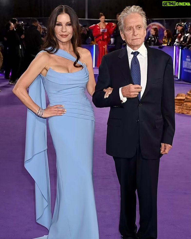Michael Douglas Instagram - Thank you London! Catherine and I had a wonderful time at the Quantumania UK premiere last night. The film hits theaters today! Check it out I know you are all going to love it! 🐜 🐜 🐜 @antmanofficial @marvelstudios #AntManandTheWaspQuantumania London, United Kingdom