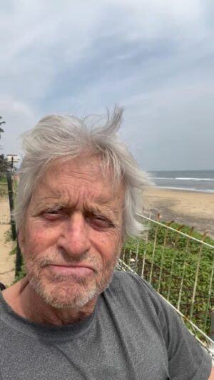 Michael Douglas Instagram - Here we are on the Bay of Bengal. It’s just an extraordinary country, 🇮🇳, especially, enjoying the south, never been down here before, and just magical people, and just a wonderful time. Getting a little lunch here with the fam. We’re all having just a great time. Wishing everybody out there a wonderful holidays, and a happy, #happynewyear! MD