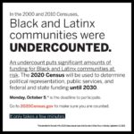 Michael Ealy Instagram - The last day to fill out the 2020 Census is October 5. #BeCounted because undercounted means underfunded and underrepresented. Support @NAACP_LDF’s Census education and learn more at 2020Census.gov