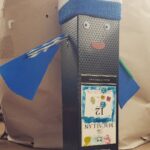Michael Ealy Instagram - Homeschooling. Meet R2-DC! Week one. Elijah made this and I'm proud to provide the box. The bottle will be gone soon.