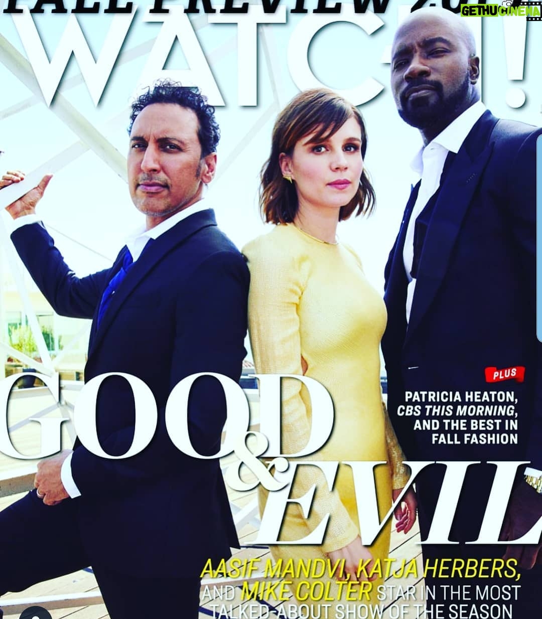Michael Ealy Instagram - Wanna wish my guys @realmikecolter and @aasif the best on their new show #Evil on CBS Tonight!!! From the creators of the Good Wife!!! Check it out