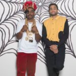 Michael Ealy Instagram - Tre and the Ruler! #boobash Big thx to @mayalieberman