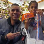 Michael Ealy Instagram - I've been to many games over the course of my life. I've waited 10 years for this one. I'm struggling to find the words that could capture the joy we both felt last night. HUGE THANKS to Dan and everyone over at @thegarden for the hospitality and love! Truly an incredible experience and night we'll always remember as father and son. Thank you @mfarsi for these amazing shots! Harlem you got next!