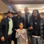 Michael Ealy Instagram - I've been to many games over the course of my life. I've waited 10 years for this one. I'm struggling to find the words that could capture the joy we both felt last night. HUGE THANKS to Dan and everyone over at @thegarden for the hospitality and love! Truly an incredible experience and night we'll always remember as father and son. Thank you @mfarsi for these amazing shots! Harlem you got next!
