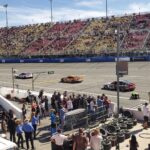 Michael Ealy Instagram - It's important for me to show my kids the possibilities in life. Not just the things I never had but the experiences. Exposure is key. Last Sunday we were given a great opportunity to see our first ever @Nascar race! He got to meet incredible drivers like @bubbawallace and @kylelarson we met members of the pit crews who couldn't have been more gracious and fun! This won't be our last race.... #NASCAR knows how to throw a party! Big thanks to Erica over at Nascar for showing us the ropes and introducing us to the NASCAR family. Thanks to Kevin Williams the CEO of Wisepower for sponsoring such an event and being nice to my kid! #wisepower400 #nascaronfox @autoclubspeedway #californialove