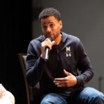 Michael Ealy Instagram - Been too long since I've been able to do a proper press tour. Missing these interactions with the fans. #tbt to #theintruder press tour at my Alma mater @univofmaryland and the mecca @howard1867 @ meagangood
