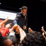 Michael Ealy Instagram - Been too long since I've been able to do a proper press tour. Missing these interactions with the fans. #tbt to #theintruder press tour at my Alma mater @univofmaryland and the mecca @howard1867 @ meagangood