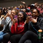 Michael Ealy Instagram - Been too long since I've been able to do a proper press tour. Missing these interactions with the fans. #tbt to #theintruder press tour at my Alma mater @univofmaryland and the mecca @howard1867 @ meagangood