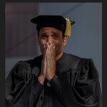 Michael Ealy Instagram - I don't know if I'll ever come up with the right words to describe the feeling I was given this past weekend. I was given an incredible opportunity to give the commencement speech at @dillarduniversity . I want to thank the entire faculty and staff for the love and support. Meeting you all was special. I wanna thank the graduating class of 2021 and ALL their families for giving me the confidence to push through being nervous. Thank you for giving me so much hope for our future!  Seeing the joy in your faces from the moment I arrived to the hugs and pictures after the ceremony reminded me of what truly matters in life. Huge thank you to Dr Kimbrough. (The Hip Hop President!) Our conversations will last me a lifetime and I meant what I said about coming back! #stayready I was nervous because I've never done it before and interestingly enough I wasn't sure if I could.  I gotta admit that having the odds against me felt good. You get comfortable in life sometimes. Always playing it safe and just doing what you're good at or at least what you're known for. It may have been the first time since I graduated that my degree actually helped (real talk.) I also wanna thank my wife @lifeandbread and kids for not only giving the time & space to write my speech but also the incredible welcome home party.  I came home with an honorary doctorate and your signs (taped on the front door) and hugs when I came in were the kinda love dreams are made of. So grateful 🙏🏾❤❤❤ Link to speech is in my bio👊🏽🙏🏽 Mad love to Fred , Arthur, & Aisha for making this happen 🙏🏽