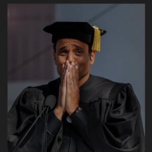 Michael Ealy Instagram - I don't know if I'll ever come up with the right  words to describe the feeling I was given this past weekend. I was given an incredible opportunity to give the commencement speech at @dillarduniversity . I want to thank the entire faculty and staff for the love and support. Meeting you all was special. I wanna thank the graduating class of 2021 and ALL their families for giving me the confidence to push through being nervous. Thank you for giving me so much hope for our future!  Seeing the joy in your faces from the moment I arrived to the hugs and pictures after the ceremony reminded me of what truly matters in life. Huge thank you to Dr Kimbrough. (The Hip Hop President!) Our conversations will last me a lifetime and I meant what I said about coming back! #stayready 
I was nervous because I've never done it before and interestingly enough I wasn't sure if I could.  I gotta admit that having the odds against me felt good. You get comfortable in life sometimes. Always playing it safe and just doing what you're good at or at least what you're known for. It may have been the first time since I graduated that my degree actually helped (real talk.) 
I also wanna thank my wife @lifeandbread 
and kids for not only giving the time & space to write my speech  but also the incredible welcome home party.  I came home with an honorary doctorate and your signs (taped on the front door) and hugs when I came in were the kinda love dreams are made of. 
So grateful 🙏🏾❤❤❤
Link to speech is in my bio👊🏽🙏🏽
Mad love to Fred , Arthur, & Aisha for making this happen 🙏🏽