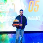 Michael Evans Behling Instagram - Hydration Station w/ @drinkbodyarmor @hoo.be #f1vegas2023 Las Vegas Strip
