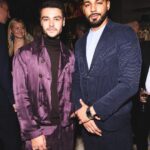 Michael Evans Behling Instagram - Another year another Oscars Party with the kid, @itsfelixwhat Giorgio Armani