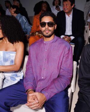 Michael Evans Behling Instagram - Armani Spring/Summer ‘24 Men’s Collection