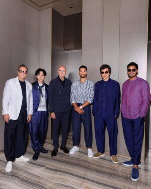 Michael Evans Behling Instagram - Armani Spring/Summer ‘24 Men’s Collection