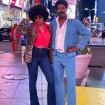 Michael Jai White Instagram - FBF: Repost @iamgillianwhite How “Grown Folks” Get Down! Black Dynamite & Foxy White style! 🤣🤣🤣🕺🏾💃🏽 #FBF #BlackDynamite #FoxyWhite #NYC #GrownFolks #groovin #goodtimes #husbandandwife #powercouple #blackculture #love #saturday #saturdayvibes