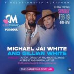 Michael Jai White Instagram - Atlanta we are headed to you! Come see my wife @iamgillianwhite and I as we share our formula for maintaining a successful marriage in the industry. Fox Soul’s CheMinistry @cheministrylive returns to The Gathering Spot ATL, 384 Northyards Blvd. NW, Atlanta, GA 30313 to film LIVE on Sunday, February 19, 2023. Doors open at 4:00 pm. The new topic of this upcoming episode of CheMinistry, a relationship platform is “The Blue Print to A Healthy Relationship”. CheMinistry looks forward to seeing YOU clad in your favorite SHADE OF BLUE! Purchase your TICKETS today at CheMinistryLive.eventbrite.com For more information about CheMinistry, please visit us at www.CheMinistry.com #ChanelScott #CheMinistry #PurposePartners #FoxSoul #RelationshipsMatter #gillianwhite #michaeljaiwhite