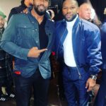 Michael Jai White Instagram - Last night I was humbled speechless to be complimented on my hand skills by The G.O.A.T @floydmayweather. I invite naysayers to STFU in advance until you can name another boxer who’s also become the most successful businessman in the history of boxing APART from his undefeated record and skills. 🦻🏻…?? Well, having Floyd spend his time to personally show me how to nullify an opponent’s reach advantage in the middle of a social mixer and compliment my boxing is like Bruce Lee giving props to my Martial Arts! Every time I’ve encountered Floyd I see a Chess master on a checkerboard and on this night he came to share his business wisdom and insights with his brothers & Sisters at @deontaylor @hiddenempirefilmgroup mixer about overcoming and facing fear but also promoting Deon’s new amazing horror film FEAR. #afightnerd’sfantasy #fighters #champion #mayweather #boxing #mma #martialarts #TBE #shareknowledge