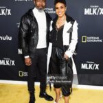 Michael Jai White Instagram - At the premiere of NatGeo’s Genius: MLK/X last night with my wife @iamgillianwhite . These two exceptionally talented and humble young men @kelvharrjr and @aaron_pierre1 have stand out performances as Martin Luther King and Malcolm X…and meeting both of them was a pleasure. Go check out MLK/X Feb. 1st on @natgeotv @disney @hulu. #NatGeoMLKX #blackhistory #blackhistorymonth Samuel Goldwyn Theater