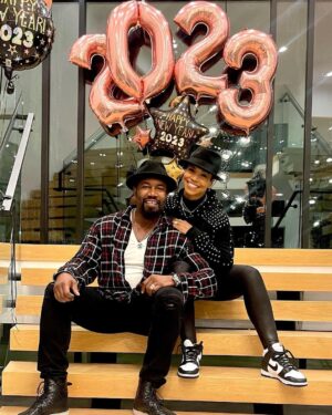 Michael Jai White Instagram - Dancing in the New Year with the love of my life @iamgillianwhite! We met on the dance floor over 25 years ago and we’re still dancing through life, strong as ever! Please take the time to appreciate the gift of companionship and the blessing of friendship in your relationship and enjoy the hell out of the one who brought you to the dance! It’s also great when your DJ happens to be one of the world’s greatest comedian @russellpeters! #happynewyear #2023 #dance #mylove #powercouple #husbandandwife #dynamicduo
