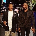 Michael Jai White Instagram - FBF: A Night To Remember! Walking the NYC streets with Fred Williamson, one of my personal heroes, will be one of the fondest memories of my life! #fatherfigure #mentor #og #fredwilliamson #thehammer
