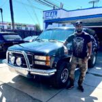 Michael Jai White Instagram - Finally selling THE BLACK BEAST! 97 Custom Yukon, Supercharged Engine, racing suspension, custom exhaust, & “hidden stuff” etc. Call Nazo @ REAL AUTO BODY with best offer! 1 (818) 799-7777 tell him MJW sent you!