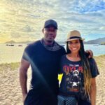 Michael Jai White Instagram - Repost: @iamgillianwhite When #setlife gives you backdrops like these….🎥🎬💚💙💛 Enjoying this beautiful piece of paradise for a month while filming wouldn’t be the same without my best friend right here with me. ❤️🏝☀️ #makingamovie #theisland #actorslife #nevis #stkittsandnevis 🇰🇳 #powercouple #husbandandwife #thatskytho #thatwatertho #thateverythingtho Nevis, St. Kitts, West Indies, Caribbean