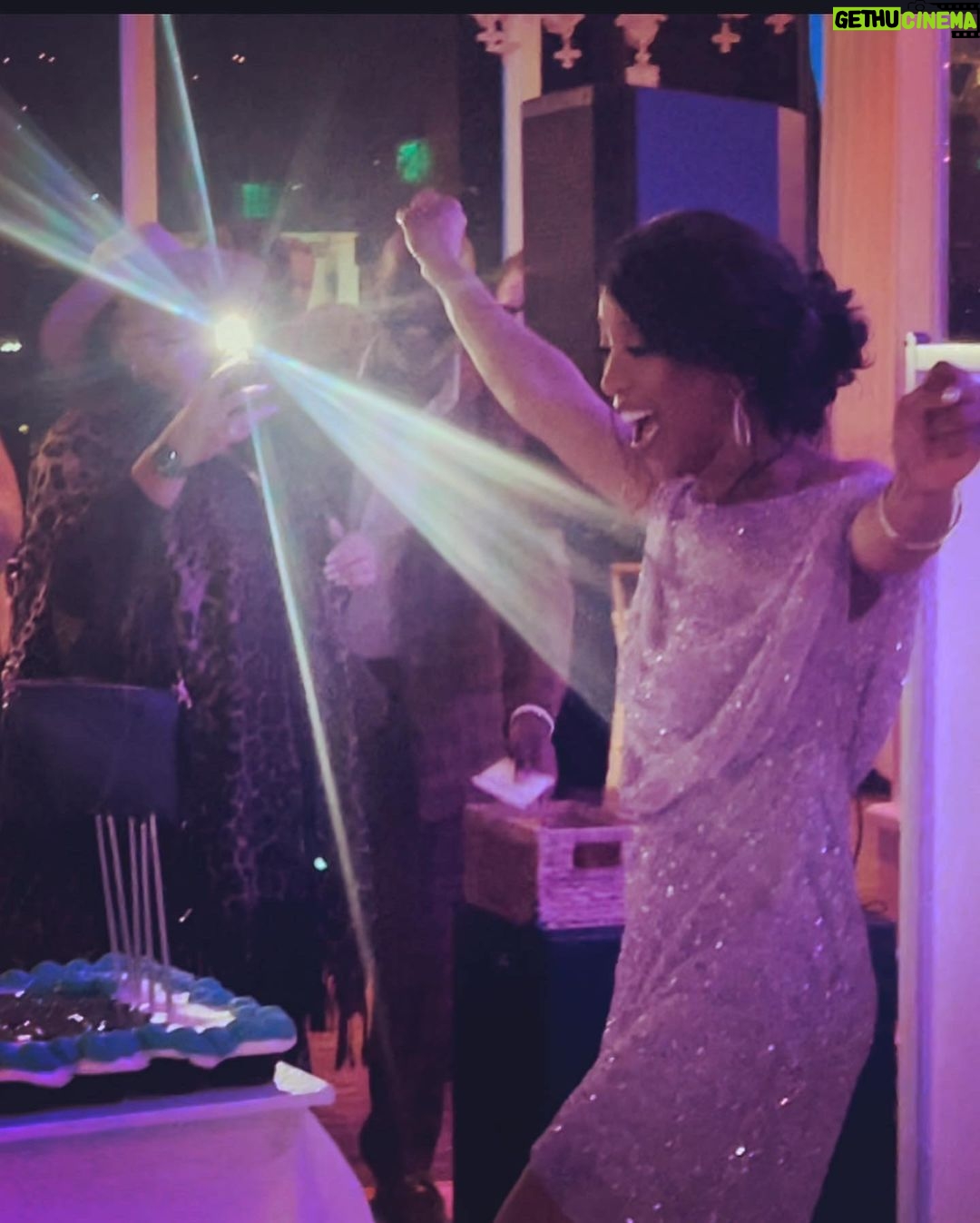 Michael Jai White Instagram - Good times with my wife @iamgillianwhite at @msshaunrobinson birthday party last night…..(When it comes to putting outfits together Gillian’s motto is always “Ya gotta cooooooorrdinate!”) 😂😂