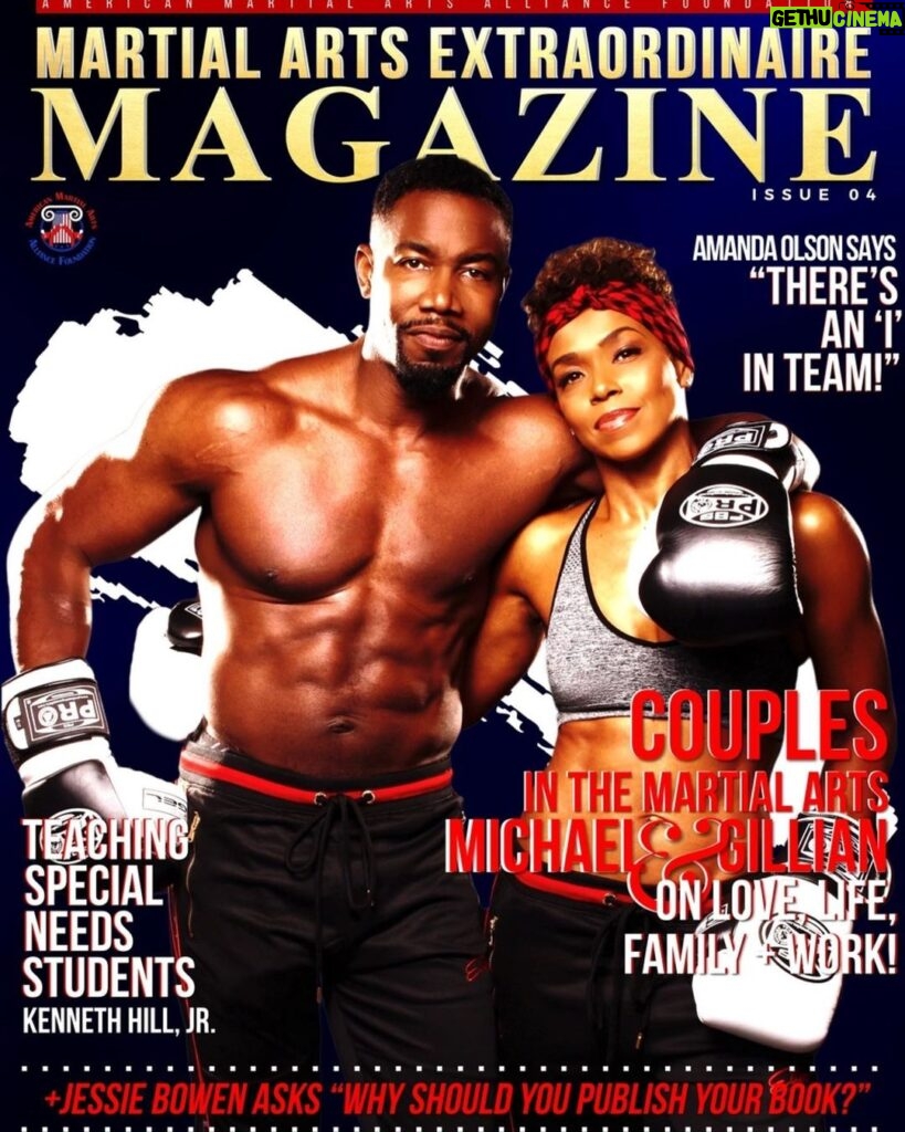 Michael Jai White Instagram - Check out my wife @iamgillianwhite and I on the cover of Martial Arts Extraordinaire magazine representing BADASS Couples in The Martial Arts…oh, I mean Couples In The Martial Arts! 😂🤜🏾🤛🏾👊🏾🥋 Go to https://fliphtml5.com/zuwwi/euwz to read our 5 page cover story on training together, acting and producing films together and how we keep our love strong! ❤️💪🏾 #martialarts #martialartist #powercouple #mma #film #actors #couplegoals #love #husbandandwife Photos: @kemwestphoto