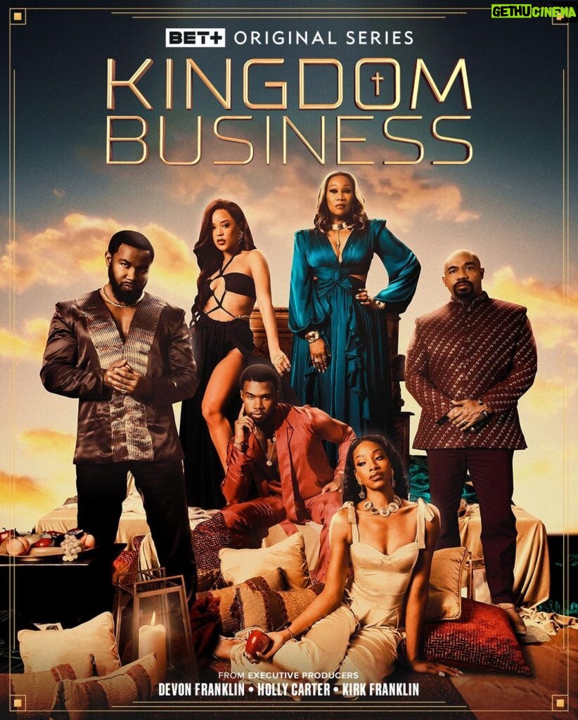 Michael Jai White Instagram - The best scripts, best cast and best show runners created the best series and one of the greatest experiences I’ve had in my career! #kingdombusiness will be the vanguard series to usher in a new standard of provocative yet uplifting storytelling that will touch us all! On May 19th, watch Kingdom Business @betplus and tell me what you think. @officialkingdombusiness @yolandaadams @serayah @michaelbeach @kirkfranklin @drhollycarter @devonfranklin @drehallb