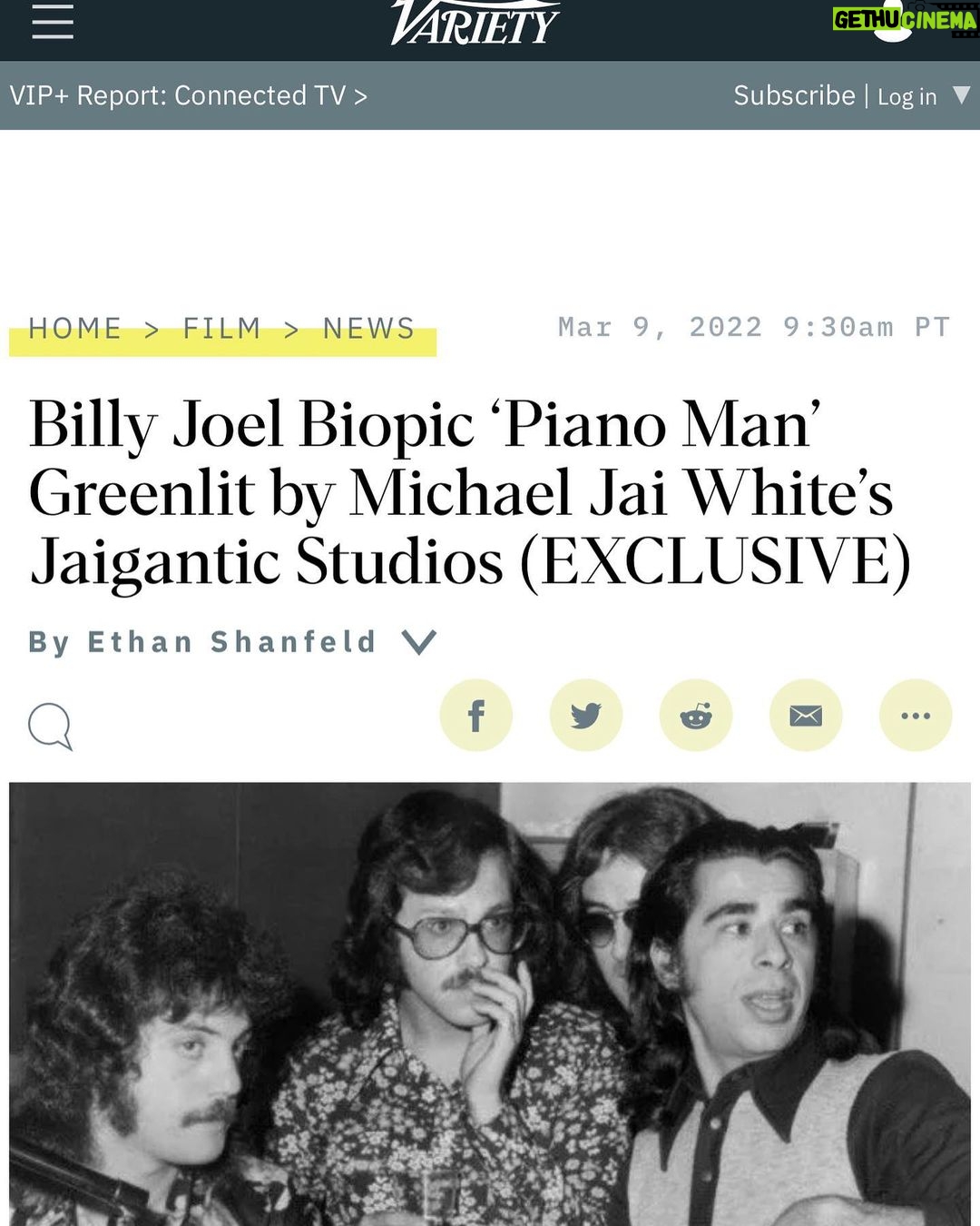 Michael Jai White Instagram - Jaigantic Studios! 🎬🎥 🚀🚀🚀💥 Full link in bio. @variety #pianoman #billyjoel #biopic #jaiganticstudios #michaeljaiwhite