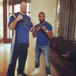 Michael Jai White Instagram - TBT Nate Jones making me look like Kevin Hart in NBD3, a movie I directed in Thailand. I’m actually 235lbs in this picture.