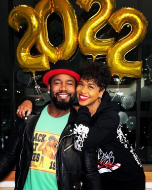 Michael Jai White Instagram - HAPPY NEW YEAR! @iamgillianwhite #happynewyear #2022 #gillianwhite #michaeljaiwhite @keithandjames