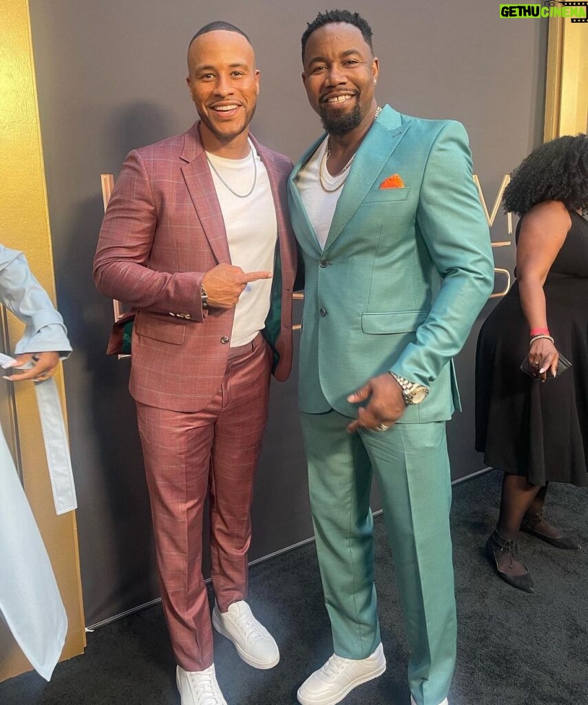 Michael Jai White Instagram - Last night with my wife @iamgillianwhite 😍 attending the premiere screening of my new show #KingdomBusiness. Blessed to be a part of such a stellar cast and crew who feel like family. Thank you @devonfranklin @drhollycarter @kirkfranklin for giving me the opportunity to play a role that is so much like who I truly am. 🙏🏾 #kingdombusiness @betplus @bet @officialkingdombusiness