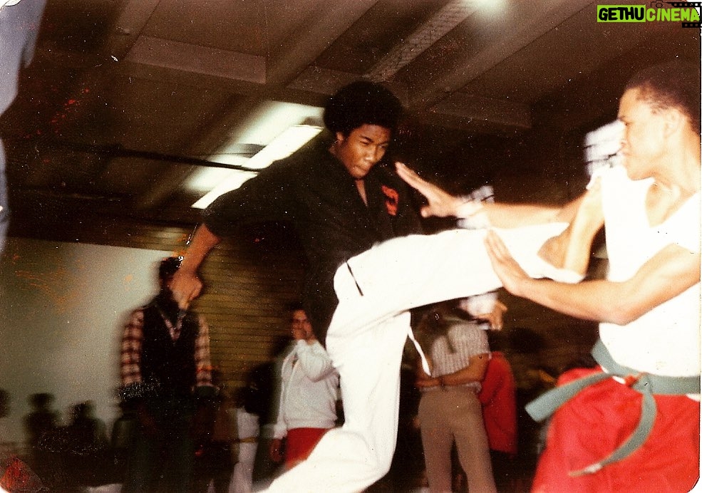 Michael Jai White Instagram - #wbw Yup! I might’ve had some “internal issues” as a teen! I loved to fight more than ANYTHING and Karate gave me an excuse! Here I am at a tournament in Harlem in the early 80’s. After this I was no longer allowed to fight teens in my own age group. I was only permitted to fight men’s division from then on! I was already 6’1 at age 14. At 15, I beat a top heavyweight who became my sponsor and fought as a paid adult for several years. #karate #martialarts #martialartssavedmylife #mma #michaeljaiwhite