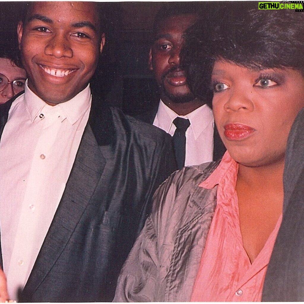 Michael Jai White Instagram - #fbf Young MJW body-guarding @oprah. I had just won a national fighting title and was hired to be her personal security. Who’d have known that years later I’d be working for her again! #faith #fate #own #forbetterorworse #michaeljaiwhite