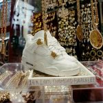 Michael Jordan Instagram – Golden girl 🌟

@faithjaggernauth turns heads in the women’s exclusive Air Jordan 4 ‘White & Gold’.

Link in bio to shop.