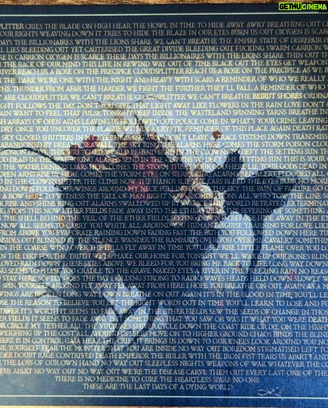 Michael Malarkey Instagram - Although we may be preaching the end times, this album is just the beginning for Burial Clouds. Gratitude goes out to all those who have helped us craft our art and supported us along the way . @mkmalarkey @churchroadrecords @blackhawkamps @audiosiege @pedrosomethingvaldez @brain_blossom @thebookofveryverybadthings @audiosiege