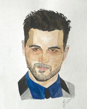 Michael Malarkey Instagram - artist unknown #fanartfriday