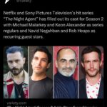 Michael Malarkey Instagram - yer man will be joining @nightagentnetflix this season 🙏🏽