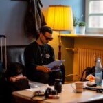 Michael Malarkey Instagram - backstage in berlin 2022