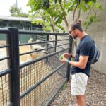 Michael Phelps Instagram - Thank you @sandiegozoo for making our visit extra special 🥰 each of the wildlife specialists we encountered and our guide made the day that much better. If I had to pick a moment, ok maybe 2, the hippos 🦛 and being patient for the polar bears 🐻‍❄️ stand out ❤️ ok wait maybe the grandma giraffe named Nicky ☺️ San Diego Zoo
