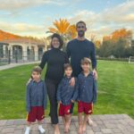 Michael Phelps Instagram - Happy thanksgiving !! (They love usc, but today it’s big blue!!😂)