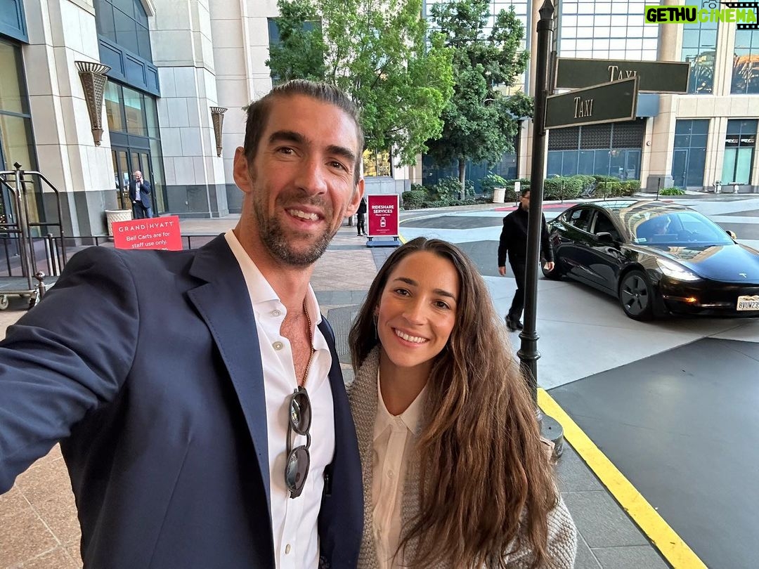 Michael Phelps Instagram - Always fun sharing the stage w you!! @alyraisman