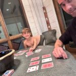 Michael Phelps Instagram - How it started… how it ended…. @boomerrphelps is a future card shark 🤪