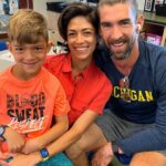 Michael Phelps Instagram - Final month of school 💙💛 Can’t believe we have a first grader and a kindergartner! My favorite day was Mud Mania Booms final day of kindergarten… a long standing tradition!!