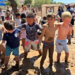 Michael Phelps Instagram – Final month of school 💙💛 
Can’t believe we have a first grader and a kindergartner! My favorite day was Mud Mania Booms final day of kindergarten… a long standing tradition!!