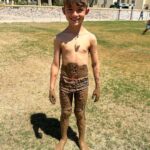 Michael Phelps Instagram – Final month of school 💙💛 
Can’t believe we have a first grader and a kindergartner! My favorite day was Mud Mania Booms final day of kindergarten… a long standing tradition!!