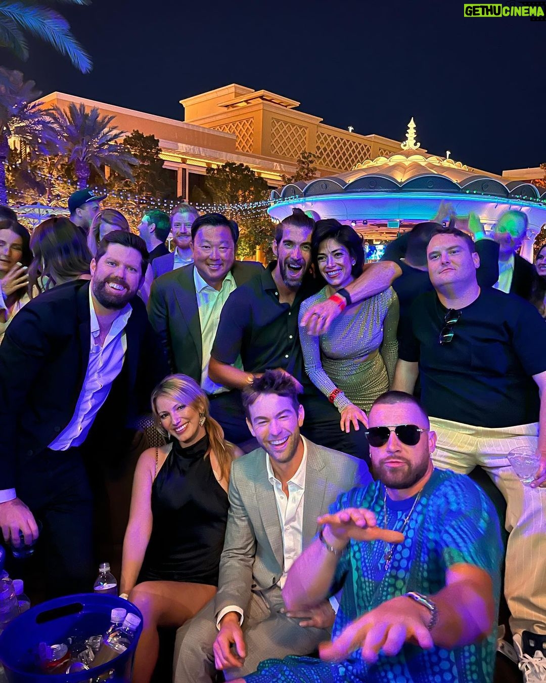 Michael Phelps Instagram - Thanks to @8amgolf @justintimberlake and @wynnlasvegas for inviting @mrs.nicolephelps n i for an unforgettable weekend!🤪😂😁🤣 #memories #newfriends